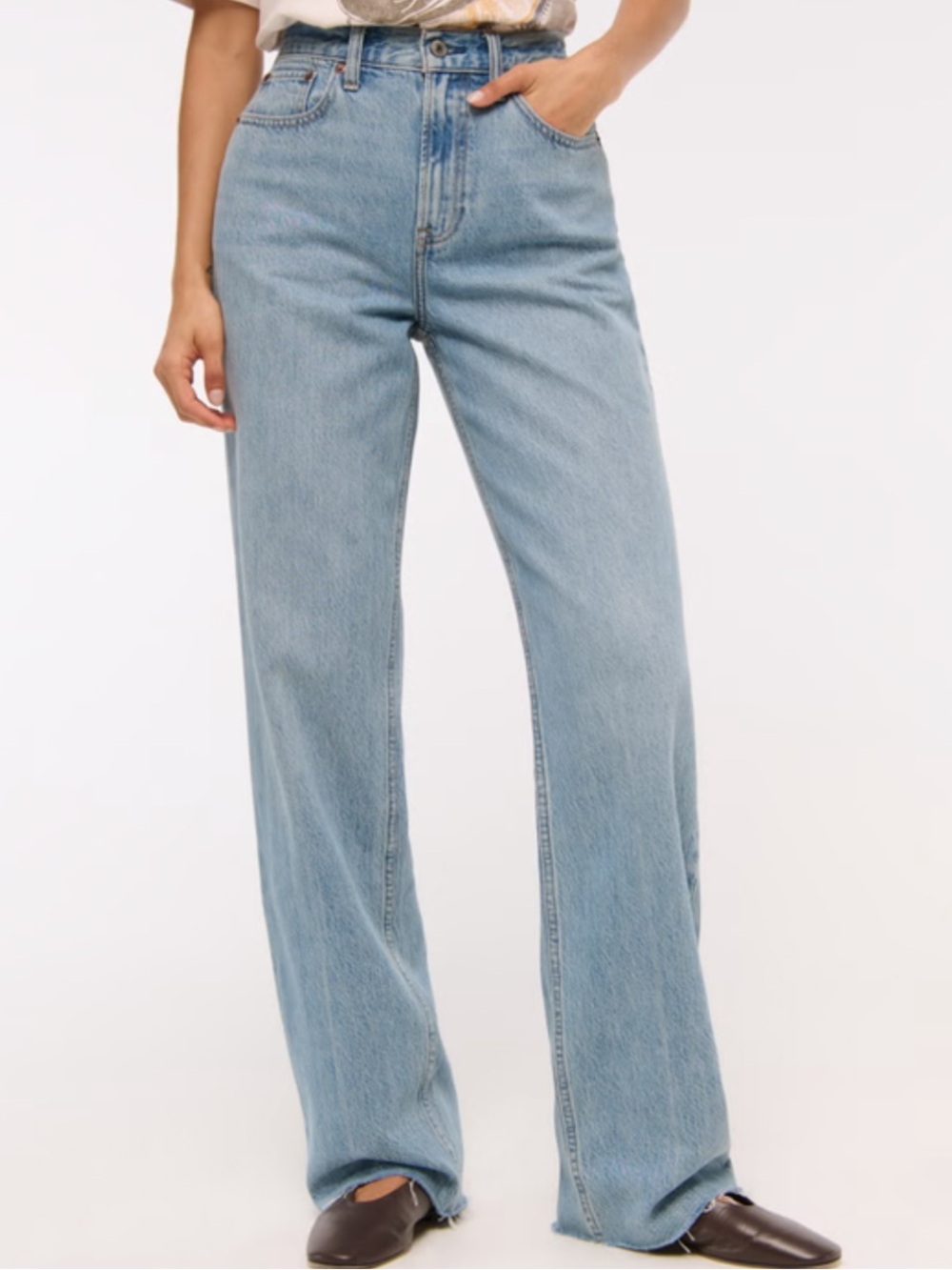 ABERCROMBIE & FITCH THE LOOSE HIGH RISE JEAN
